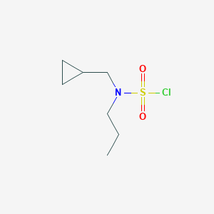 molecular formula C7H14ClNO2S B2700481 N-(cyclopropylmethyl)-N-propylsulfamoyl chloride CAS No. 926207-59-2
