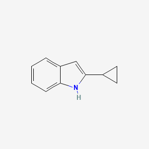 molecular formula C11H11N B2700499 2-cyclopropyl-1H-indole CAS No. 40748-44-5