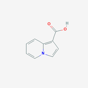 molecular formula C9H7NO2 B2700532 Indolizine-1-carboxylic acid CAS No. 90347-97-0