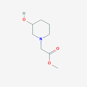 molecular formula C8H15NO3 B2700601 Methyl 2-(3-hydroxypiperidin-1-yl)acetate CAS No. 1247591-21-4