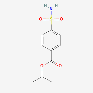 molecular formula C10H13NO4S B2700631 Propan-2-yl 4-sulfamoylbenzoate CAS No. 91013-50-2