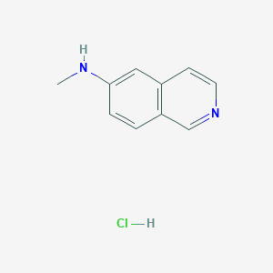 molecular formula C10H11ClN2 B2700672 N-methylisoquinolin-6-amine hydrochloride CAS No. 2344680-00-6