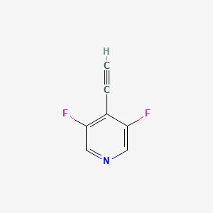 molecular formula C7H3F2N B2700674 4-Ethynyl-3,5-difluoropyridine CAS No. 1824403-41-9