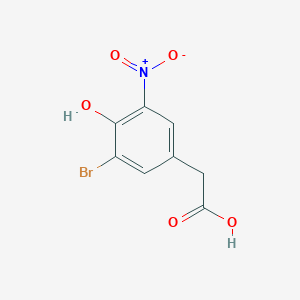 (3-Bromo-4-hydroxy-5-nitrophenyl)acetic acid