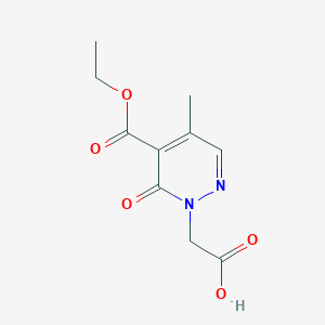2-(5-Ethoxycarbonyl-4-methyl-6-oxopyridazin-1-yl)acetic acid