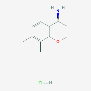 (S)-7,8-Dimethylchroman-4-amine hydrochloride