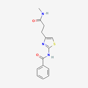 N-(4-(3-(methylamino)-3-oxopropyl)thiazol-2-yl)benzamide