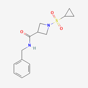 N-benzyl-1-(cyclopropylsulfonyl)azetidine-3-carboxamide