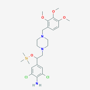 molecular formula C25H37Cl2N3O4Si B027009 Xinchaunling CAS No. 104672-12-0