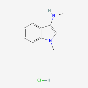 N,1-Dimethylindol-3-amine;hydrochloride