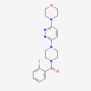 (2-Iodophenyl)(4-(6-morpholinopyridazin-3-yl)piperazin-1-yl)methanone