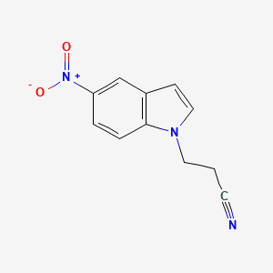 3-(5-Nitroindol-1-yl)propanenitrile