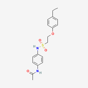 N-(4-(2-(4-ethylphenoxy)ethylsulfonamido)phenyl)acetamide