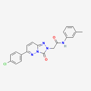 2-(6-(4-chlorophenyl)-3-oxo-[1,2,4]triazolo[4,3-b]pyridazin-2(3H)-yl)-N-(m-tolyl)acetamide