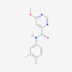 N-(3,4-dimethylphenyl)-6-methoxypyrimidine-4-carboxamide