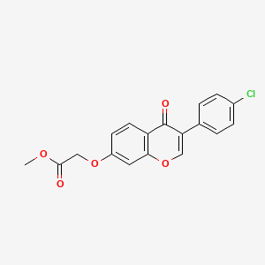 methyl {[3-(4-chlorophenyl)-4-oxo-4H-chromen-7-yl]oxy}acetate