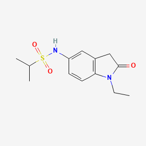 N-(1-ethyl-2-oxoindolin-5-yl)propane-2-sulfonamide