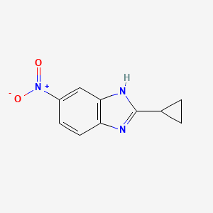 2-cyclopropyl-5-nitro-1H-1,3-benzodiazole