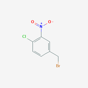 molecular formula C7H5BrClNO2 B2701174 4-(Bromomethyl)-1-chloro-2-nitrobenzene CAS No. 3360-45-0