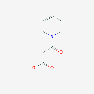 molecular formula C9H11NO3 B2701183 Methyl 3-oxo-3-(pyridin-1(2H)-yl)propanoate CAS No. 1986455-23-5; 75418-74-5