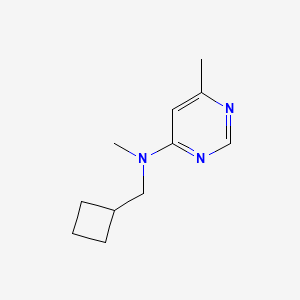 molecular formula C11H17N3 B2701184 N-(cyclobutylmethyl)-N,6-dimethylpyrimidin-4-amine CAS No. 2202259-94-5
