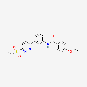 4-ethoxy-N-(3-(6-(ethylsulfonyl)pyridazin-3-yl)phenyl)benzamide