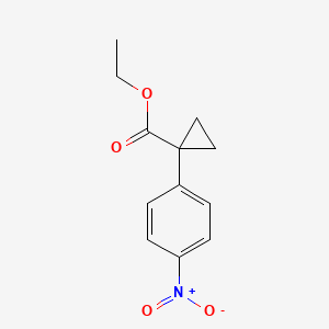 molecular formula C12H13NO4 B2701246 Ethyl 1-(4-nitrophenyl)cyclopropanecarboxylate CAS No. 1308814-98-3