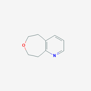 molecular formula C9H11NO B027013 5,6,8,9-Tetrahydrooxepino[4,5-b]pyridine CAS No. 108257-79-0