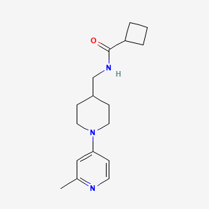 N-((1-(2-methylpyridin-4-yl)piperidin-4-yl)methyl)cyclobutanecarboxamide