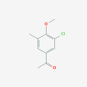 1-(3-Chloro-4-methoxy-5-methylphenyl)ethan-1-one