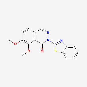 2-(benzo[d]thiazol-2-yl)-7,8-dimethoxyphthalazin-1(2H)-one