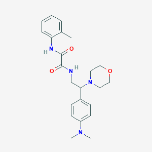 N1-(2-(4-(dimethylamino)phenyl)-2-morpholinoethyl)-N2-(o-tolyl)oxalamide