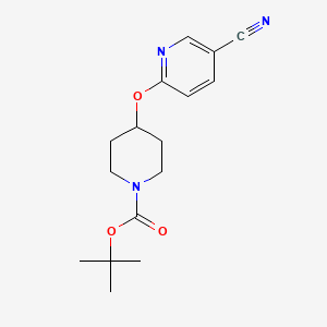 Tert-butyl 4-(5-cyanopyridin-2-yloxy)piperidine-1-carboxylate