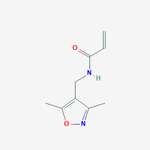 molecular formula C9H12N2O2 B2701514 N-[(3,5-Dimethyl-1,2-oxazol-4-yl)methyl]prop-2-enamide CAS No. 1540444-99-2