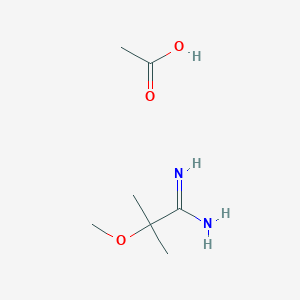 2-Methoxy-2-methylpropanimidamide acetate