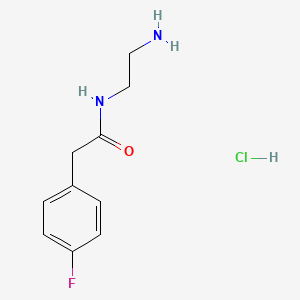 N-(2-aminoethyl)-2-(4-fluorophenyl)acetamide hydrochloride