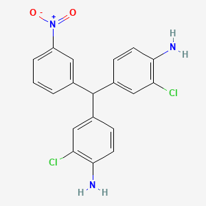 4,4'-[(3-Nitrophenyl)methanediyl]bis(2-chloroaniline)