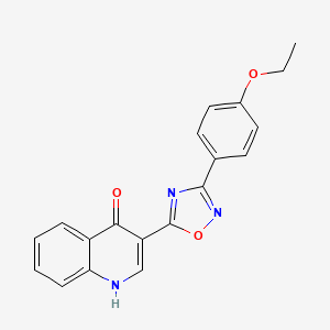 3-(3-(4-ethoxyphenyl)-1,2,4-oxadiazol-5-yl)quinolin-4(1H)-one
