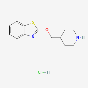 2-(Piperidin-4-ylmethoxy)benzo[d]thiazole hydrochloride