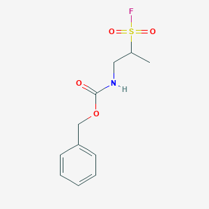 B2701593 Benzyl N-(2-fluorosulfonylpropyl)carbamate CAS No. 2344685-85-2