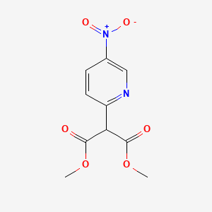 molecular formula C10H10N2O6 B2701634 Dimethyl 2-(5-nitropyridin-2-yl)malonate CAS No. 68719-87-9