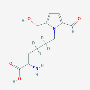 molecular formula C12H18N2O4 B2701670 Pyrraline-d4 CAS No. 2446534-02-5