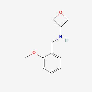 molecular formula C11H15NO2 B2701703 N-(2-Methoxybenzyl)oxetan-3-amine CAS No. 1342537-88-5