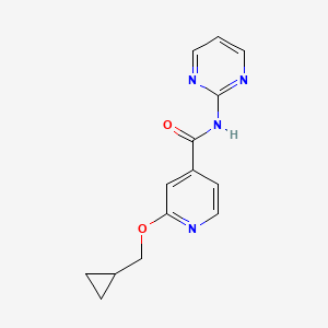 2-(cyclopropylmethoxy)-N-(pyrimidin-2-yl)isonicotinamide