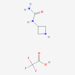 Azetidin-3-ylurea;2,2,2-trifluoroacetic acid