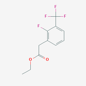 Ethyl 2-(2-fluoro-3-(trifluoromethyl)phenyl)-acetate