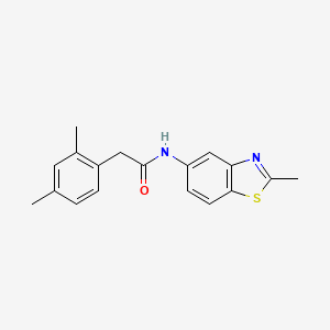 2-(2,4-dimethylphenyl)-N-(2-methylbenzo[d]thiazol-5-yl)acetamide