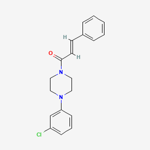 (2E)-1-[4-(3-chlorophenyl)piperazin-1-yl]-3-phenylprop-2-en-1-one