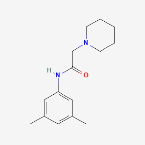 N-(3,5-dimethylphenyl)-2-piperidinoacetamide