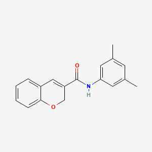 molecular formula C18H17NO2 B2701926 N-(3,5-dimethylphenyl)-2H-chromene-3-carboxamide CAS No. 887345-99-5